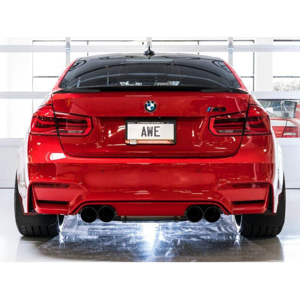 AWE Tuning BMW F8X M3/M4 Track Edition Catback Exhaust - Diamond Black Tips - ModMyEuro