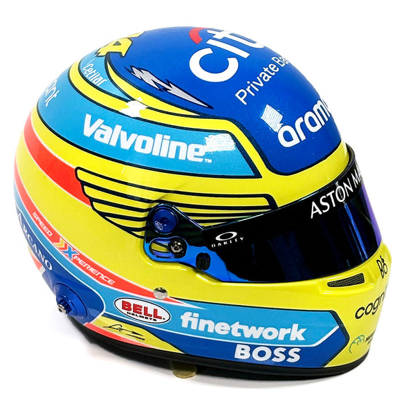 Bell HP77 2024 Fernando Alonso 1:2 Mini Helmet - ModMyEuro