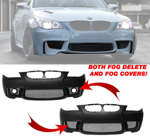 2004-2010 BMW E60 5-Series 1M Style Front Bumper Conversion Kit - ModMyEuro