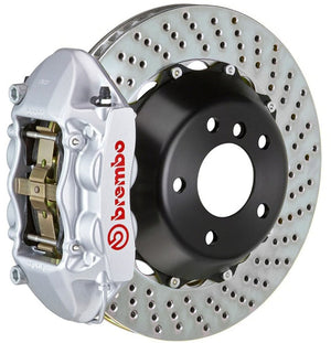Brembo Rear 345x28 Rotors + Four Piston Calipers (Monobloc) - Competition Motorsport