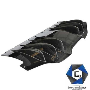 C3 Carbon Ferrari 458 Carbon Fiber Rear Diffuser - Competition Motorsport