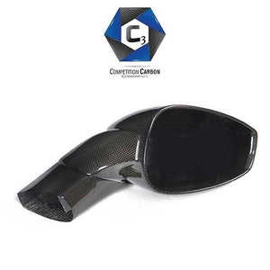 C3 Carbon Ferrari 458 Carbon Fiber Side Mirrors - Competition Motorsport