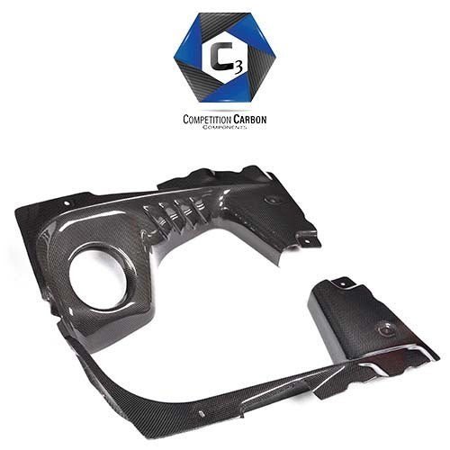 C3 Carbon Ferrari 458 Spider Engine Bay Trim Panels - ModMyEuro