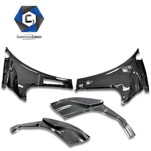 C3 Carbon Ferrari 488 GTB-Spider Carbon Fiber Front Trunk - Competition Motorsport