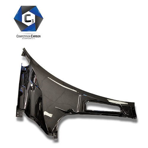 C3 Carbon Ferrari 488 GTB-Spider Carbon Fiber Front Trunk - Competition Motorsport