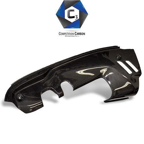 C3 Carbon Ferrari 488 Spider Carbon Fiber Engine Trim - Competition Motorsport