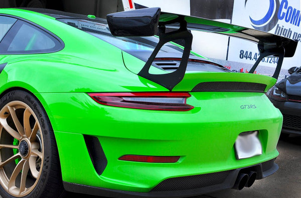 C3 Carbon Porsche GT2 RS Style Wing End Plates for GT3 RS - Competition Motorsport