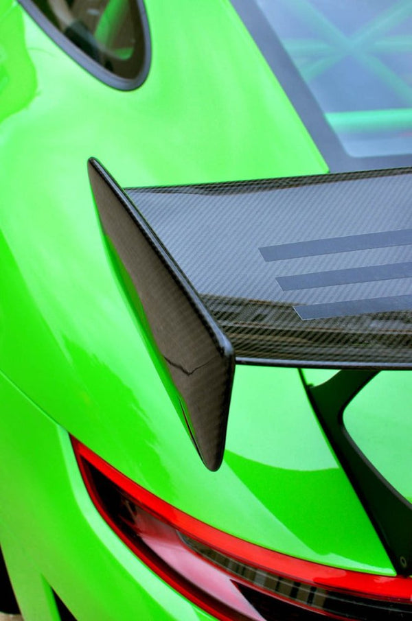 C3 Carbon Porsche GT2 RS Style Wing End Plates for GT3 RS - Competition Motorsport