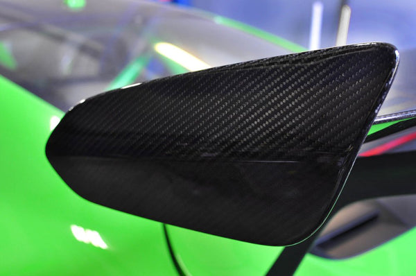 C3 Carbon Porsche GT3 RS Carbon Fiber Rear Wing End Plates - Competition Motorsport