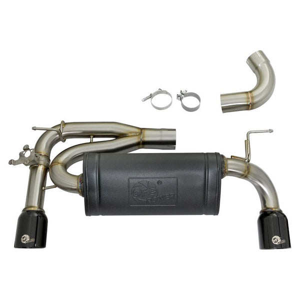 aFe MACHForce XP Exhausts Axle-Back 12-15 BMW 335i 3.0T (SS w/Black Tips) - ModMyEuro
