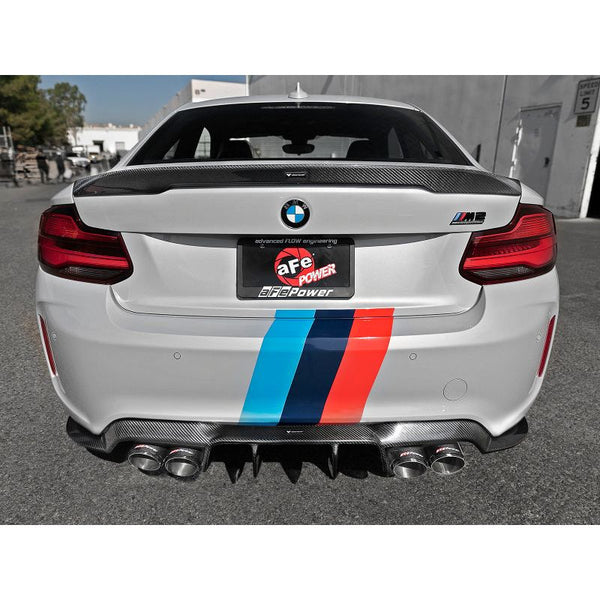 aFe MACHForce XP Exhausts Cat-Back SS 19-21 BMW M2 Competition L6-3.0L w/Carbon Tips - ModMyEuro