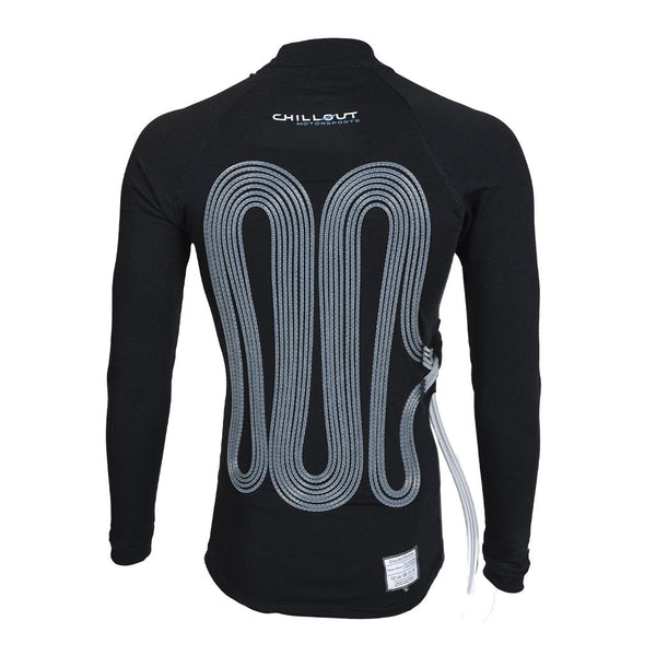 Chillout Systems Pro Touring Cooling Shirt Black Rear with Tubing-Image