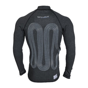 Chillout Systems Pro Touring Cooling Shirt Charcoal Front View-Image