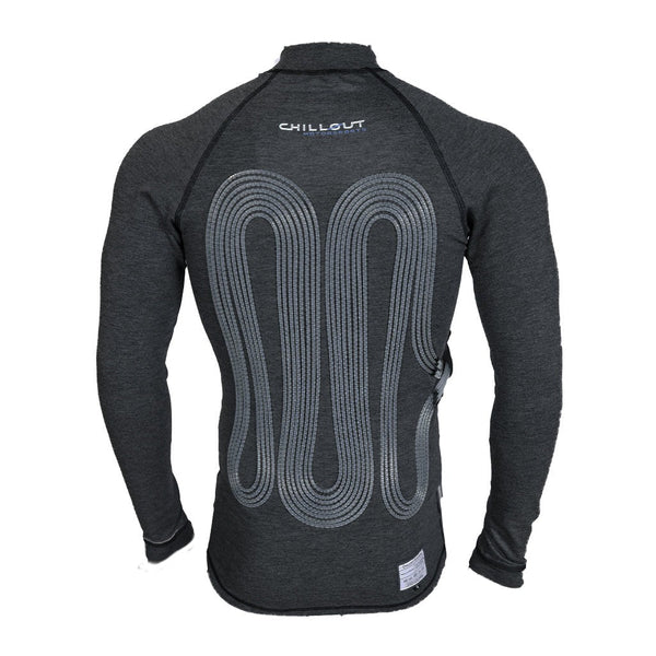 Chillout Systems Pro Touring Cooling Shirt Charcoal Front View-Image