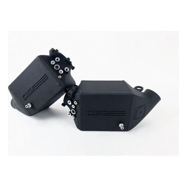 CSF 12-16 BMW M5 (F10) / 12-18 BMW M6 (F06/F12/F13) Twin Charge-Air-Cooler Set - Crinkle Black - ModMyEuro