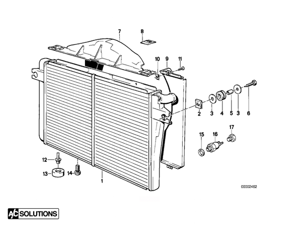 CSF High-Performance Aluminum Radiator (E28 M5) (E24 M6) (17112226018) - ModMyEuro