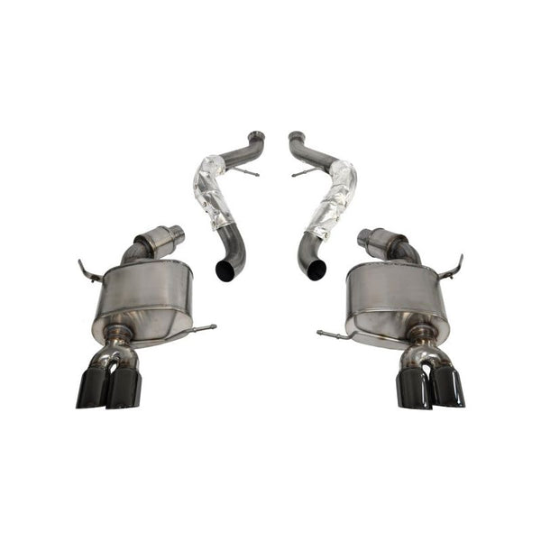 Corsa 08-12 BMW M3 E90 Black Sport Cat-Back Exhaust - ModMyEuro