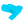 Blue plastic component on a white background