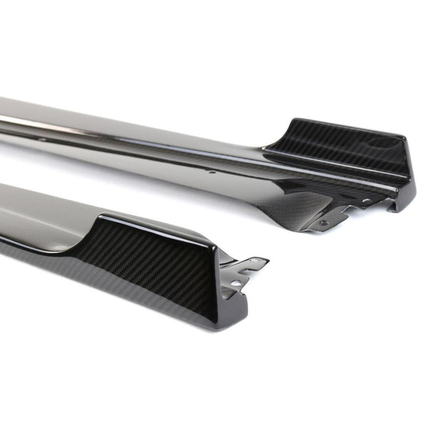 2015-2016 Porsche 981 Cayman GT4 Carbon Fiber Side Skirt Extensions - ModMyEuro