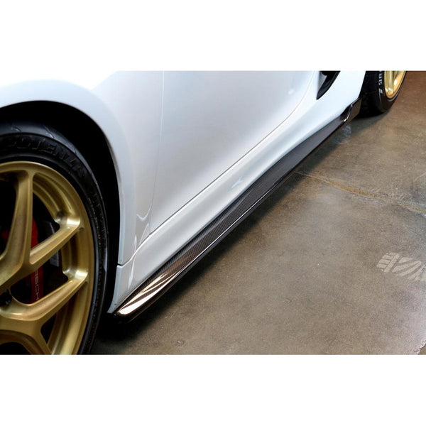 2015-2016 Porsche 981 Cayman GT4 Carbon Fiber Side Skirt Extensions - ModMyEuro