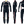Stand21 Porsche Motorsport La Couture HSC Race Suit Black / White Image