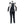 OMP First ELLE Women's Driver Suit Black / White Back Image