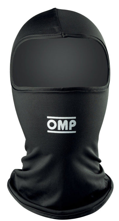 OMP KS Karting Balaclava for Kids in Black – Moisture-wicking and insulating youth head sock for karting

