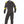 OMP One Evo X Racing Driver Race Suit  Black / Yellow Rear Image