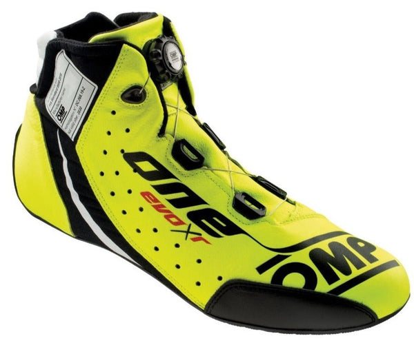 OMP ONE Evo X R Racing Shoes Yellow / Black Image