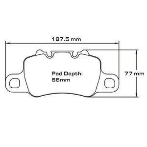 Pagid Racing Brake Pads No. 4925 (Rear) - ModMyEuro