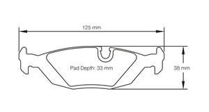 Pagid Racing Brake Pads No. 1141 - Competition Motorsport