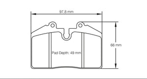Pagid Racing Brake Pads No. 1203 - Competition Motorsport