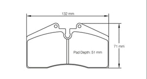 Pagid Racing Brake Pads No. 1204 - Competition Motorsport