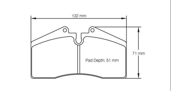 Pagid Racing Brake Pads No. 1204 - Competition Motorsport