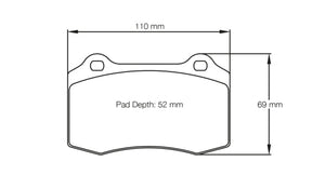 Pagid Racing Brake Pads No. 1408 - Competition Motorsport