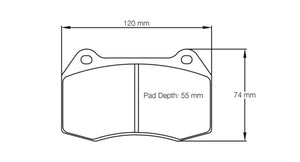 Pagid Racing Brake Pads No. 1427 - Competition Motorsport