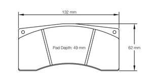 Pagid Racing Brake Pads No. 1674 - Competition Motorsport