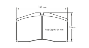 Pagid Racing Brake Pads No. 1842 - Competition Motorsport