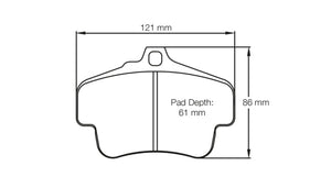 Pagid Racing Brake Pads No. 2405 - Competition Motorsport