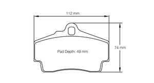 Pagid Racing Brake Pads No. 2406 - Competition Motorsport