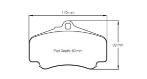 Pagid Racing Brake Pads No. 2474 - Competition Motorsport
