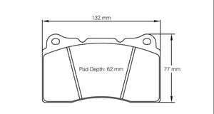 Pagid Racing Brake Pads No. 2487 - Competition Motorsport