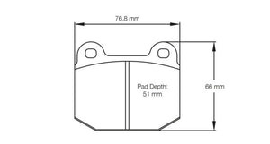 Pagid Racing Brake Pads No. 2593 - Competition Motorsport