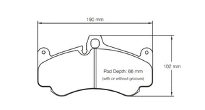 Pagid Racing Brake Pads No. 2707 - ModMyEuro