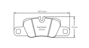 Pagid Racing Brake Pads No. 4909 - Competition Motorsport