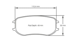 Pagid Racing Brake Pads No. 4929 - Competition Motorsport