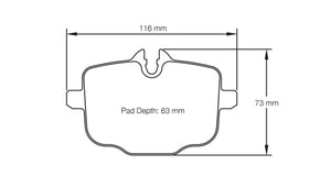 Pagid Racing Brake Pads No. 4932 - Competition Motorsport