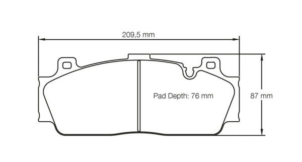Pagid Racing Brake Pads No. 4934 - Competition Motorsport
