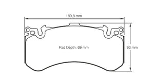Pagid Racing Brake Pads No. 4937 - Competition Motorsport