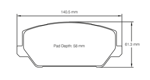 Pagid Racing Brake Pads No. 7034 - Competition Motorsport